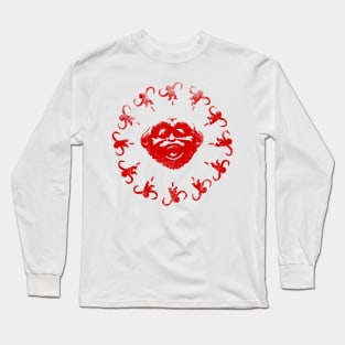 Barrel of 12 Monkeys (Red Paint) Long Sleeve T-Shirt